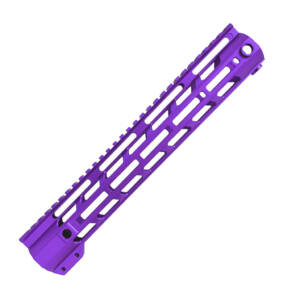XTS-ADZ12-PP - 12" Anodized M-Lok Rail Adz-Alpha Purple