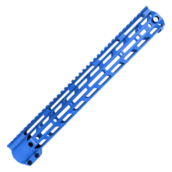 XTS-ADZ15-BL - 15" Anodized M-Lok Rails Adz-Alpha Blue