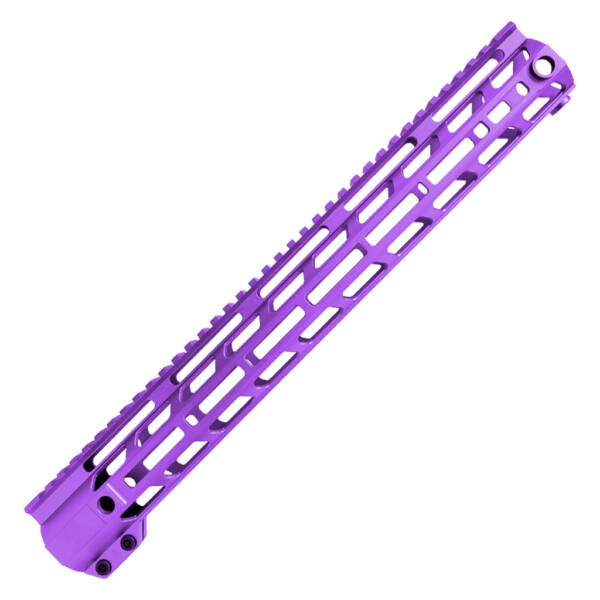 XTS-ADZ15-PP 15" Anodized M-Lok Rails Adz-Alpha Purple
