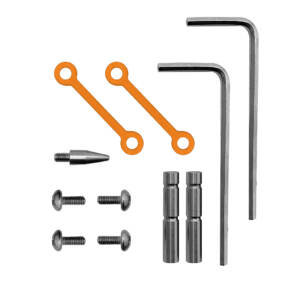 XTS-AWP-OR - Anti-Walk Pin Set Anodized Orange