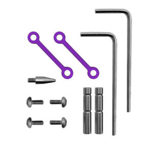 XTS-AWP-PP - Anti-Walk Pin Set Anodized Purple