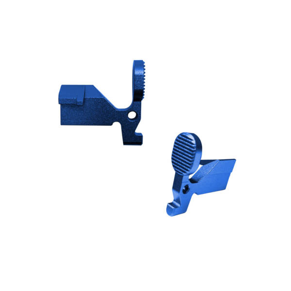 XTS-BC-BL Bolt Catch Assembly - Anodized Blue