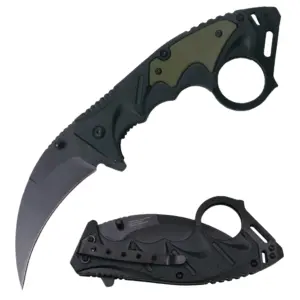 SJ-1017-GG10 SPRING ASSISTED KARAMBIT
