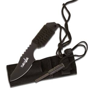 HK-106321B OUTDOOR FIXED BLADE KNIFE 7" OVERALL