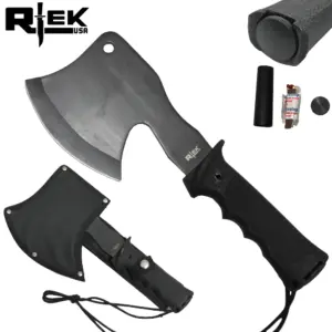 RT 7177-110B SURVIVAL AXE WITH SHEATH & SURVIVAL KIT