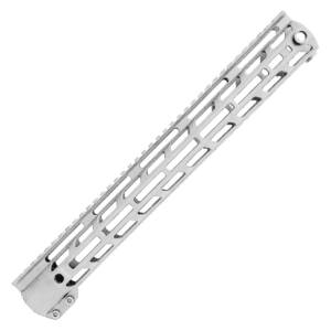 XTS-ADZ15-SL - 15" Anodized M-Lok Rails Adz-Alpha Silver
