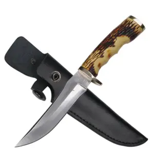 BONE HANDLE FIXED BLADE KNIFE