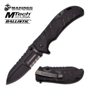 M A1042BT  SPRING ASSISTED MARINES KNIFE
