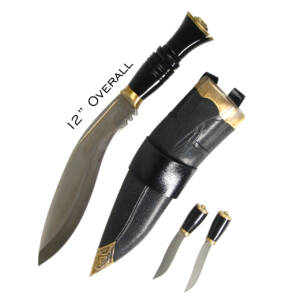 MC 2035B 12" Kukri Hunting Knife With Assassin Daggers