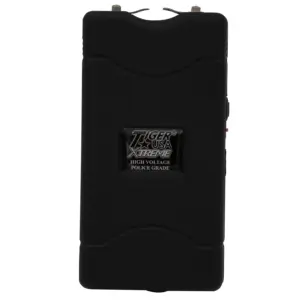 TD-800-BK   96 Mill Black Rechargeable Stun Gun & Flash Light
