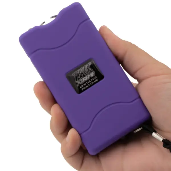 Purple stun gun