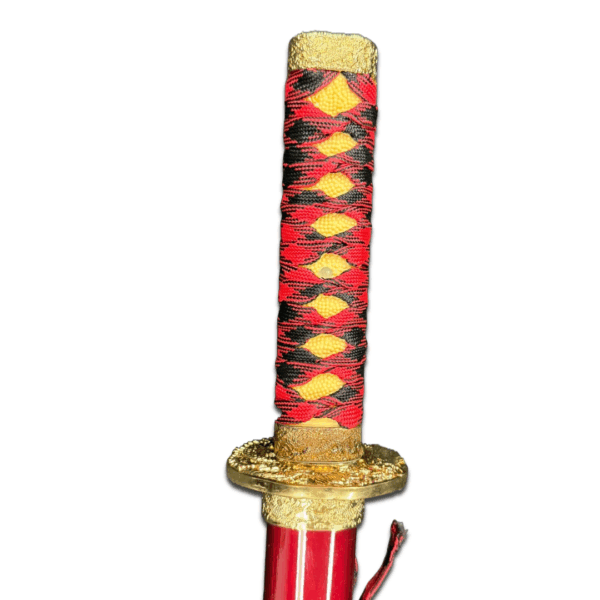 YK 49R RED WAKIZASHI SWORD - Image 3