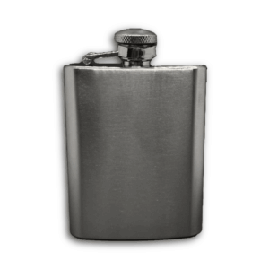 HF-002D 3.5 OZ STAINLESS STEEL FLASK