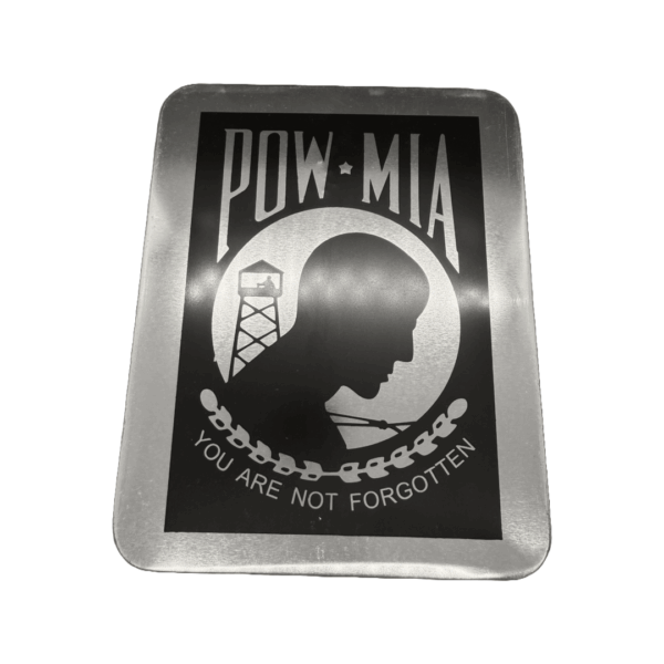 FS 1006SET  6 OZ Flask W/ Funnel and POW Logo - Image 2