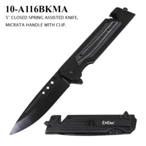 5" CLOSED SPRING ASSISTED KNIFE