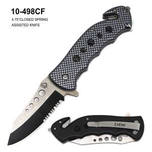 10-498CF - ElitEdge Spring Assisted Knife