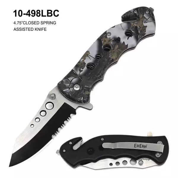 10-498LBC - ElitEdge Spring Assisted Rescue Knife