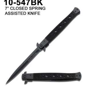 10-547BK - 7" Closed Spring Assisted