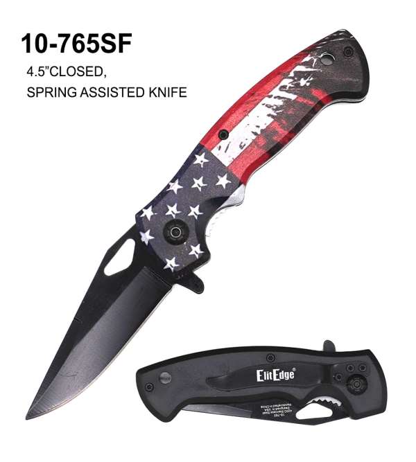 10-765SF - 3.25" Spring Assisted Folding Knife