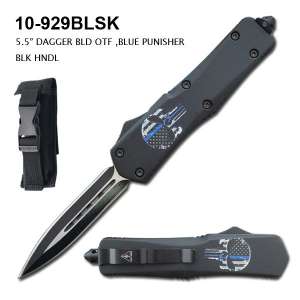 10-929BLSK - Punisher OTF 9" Overall