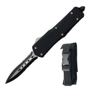 10-929DBKP  9" OVERALL OTF KNIFE WITH SHEATH