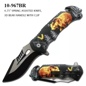 10-967BR - Spring Assisted Rescue Knife Bear