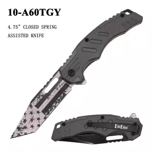 10-A60TGY - ElitEdge Spring Assisted Knife