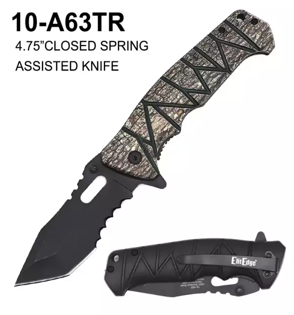 10-A63TR - ElitEdge Spring Assisted Knife