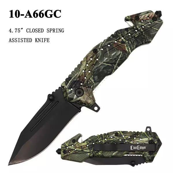 10-A66GC - ElitEdge Spring Assisted Knife