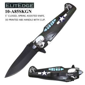 10-A85SKGN - ElitEdge Spring Assisted knife