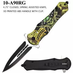 10-A90RG - ElitEdge Spring Assisted Knife Ranger