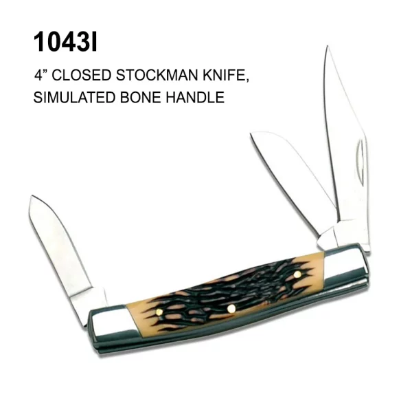 1043I - 4" Stockman Knife