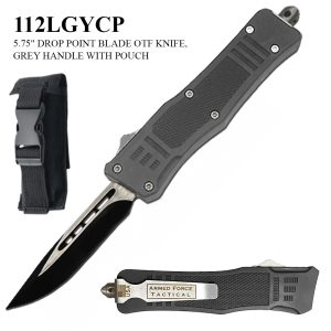 112LGYCP - 5.75" Drop Point OTF