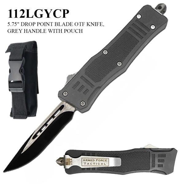 112LGYCP - 5.75" Drop Point OTF