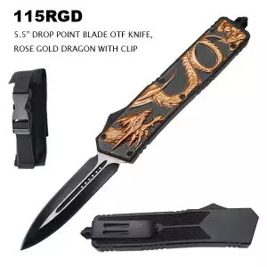 115RGD - Drop Point Dagger Blade OTF