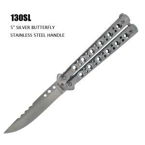 130SL - 5" Stainless Steel Butterfly Knife