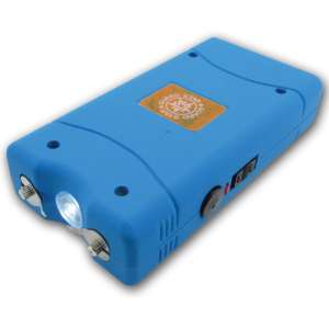 14327 BL - 9.8 Million Volt Stun Gun with Flashlight Blue