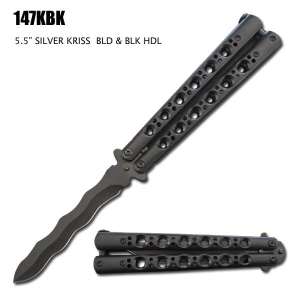 147KBK - 5.5" Kriss Blade Butterfly Knife