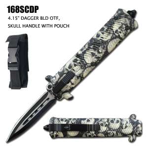 168SCDP - OTF Skull Handle