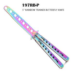 197RB-P - Practice Butterfly Rainbow