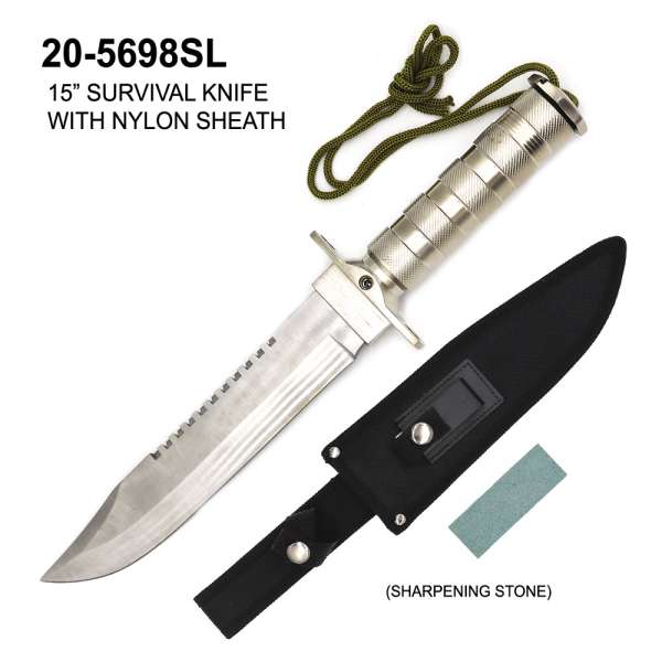 20-5698SL - 15" Survival Knife