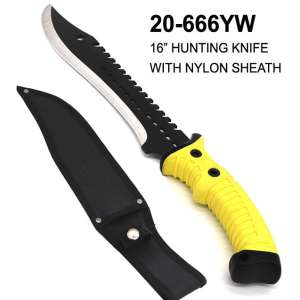 20-666YW - 16" Hunting Knife