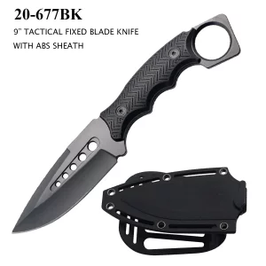 20-677BK -  9" Fixed Blade Knife