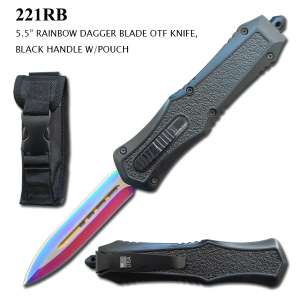 221RB - 5.5" Dragger OTF Rainbow