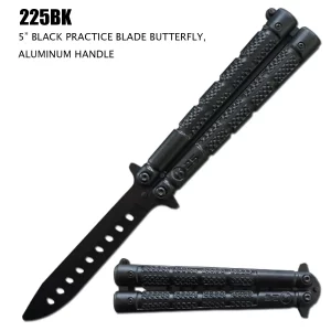 225BK - Knurled Handle Trainer Butterfly