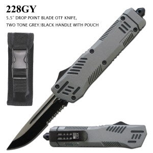 228GY - 5.5” Two Tone OTF Black/Grey