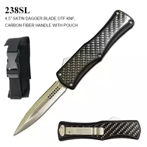 238SL - Carbon Fiber Dagger Blade OTF