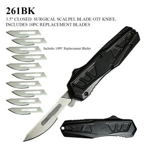 261BK - 5.75" OTF Replaceable Scalpel Blade