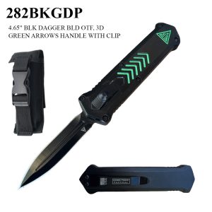 282BKGDP - 4.65"  Dagger Blade OTF