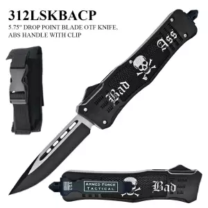 312LSKBACP - 5.5" Drop Point OTF  "Bad Ass"
